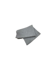 Sciarpa in cashmere a coste Grigio