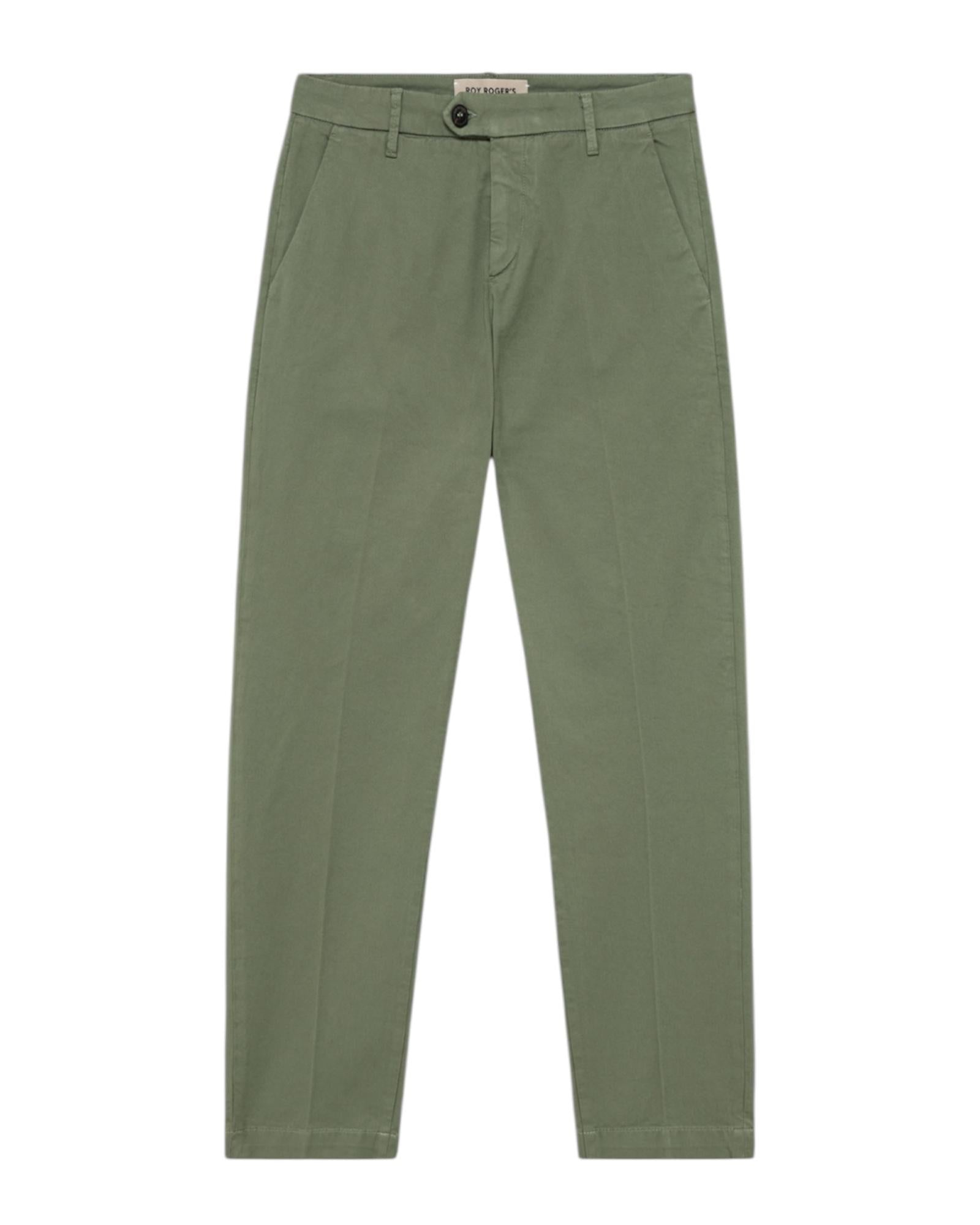 Pantalone chino conduit, army green. RRU90120C9250112 C0085 ROY ROGER'S 