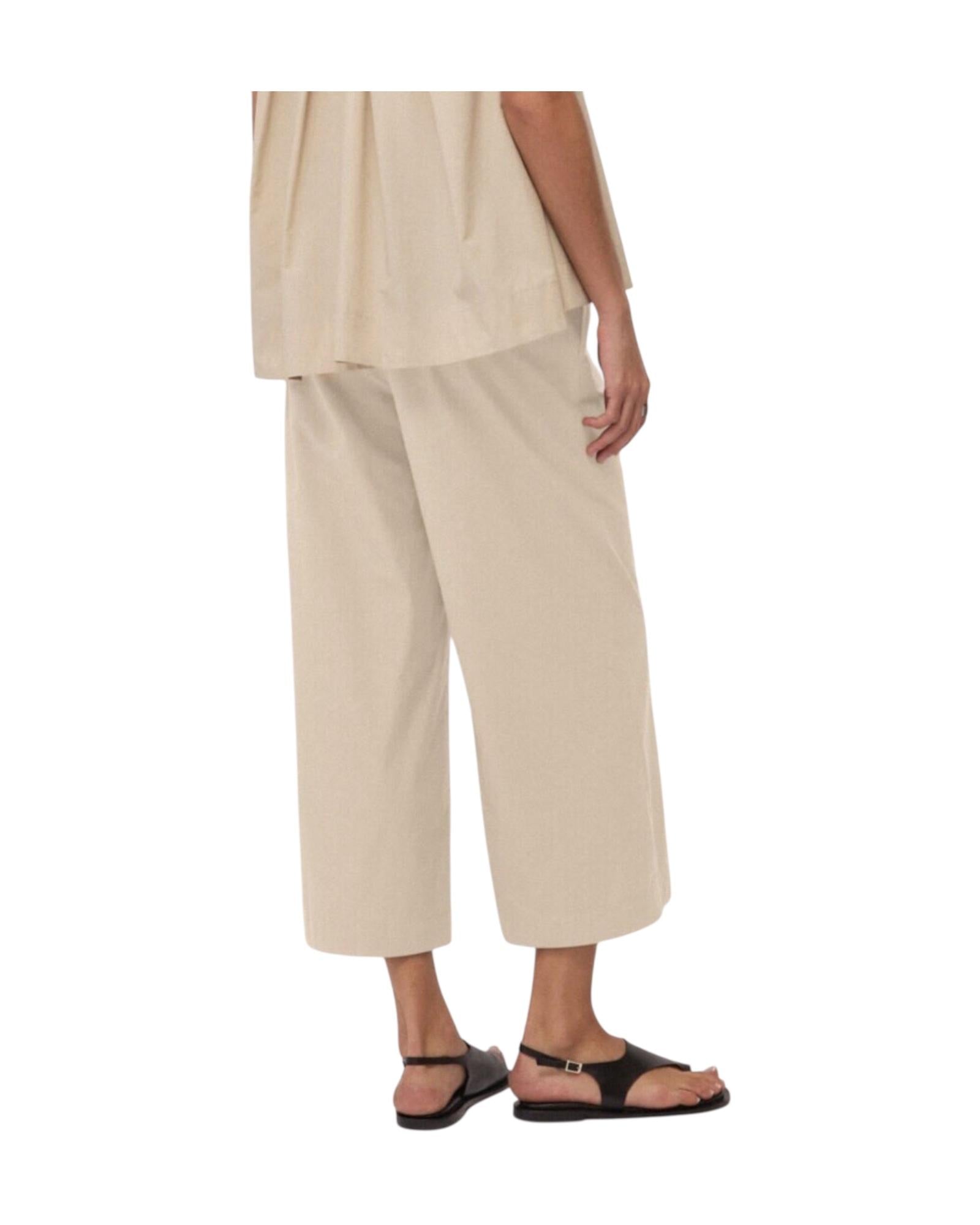 Pantalone cropped in popeline Corda PCH DP9741 CORDA OTTOD'AME 