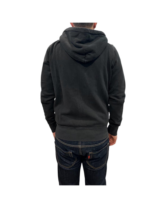 Felpa full zip Black W4004 BLACK BL'KER 