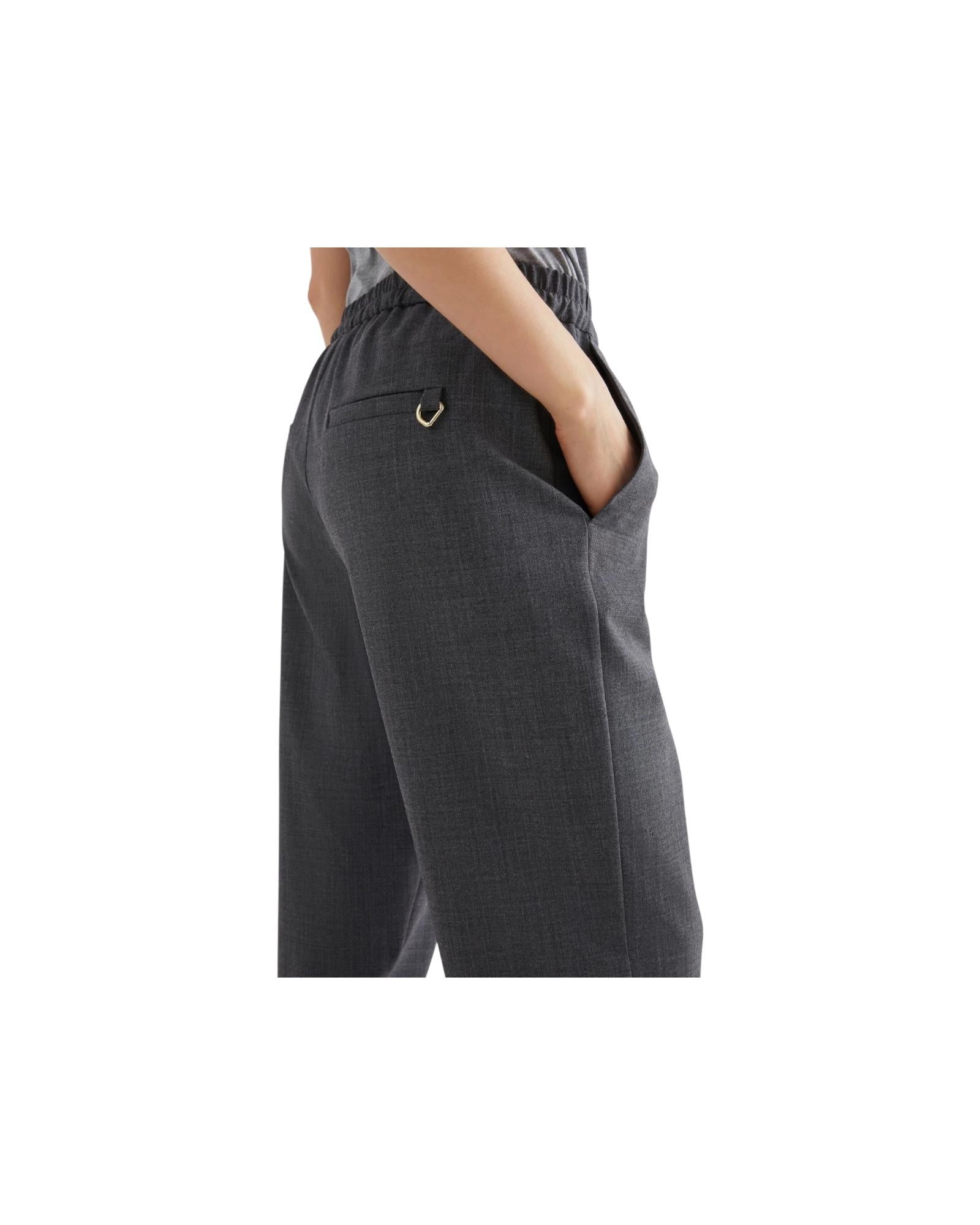 Pantalone slim fit in misto lana Grigio BRUNO 002 MARELLA 