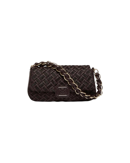 Borsa Le Muse medium con intreccio Testa di moro EMILY 002 MARELLA 