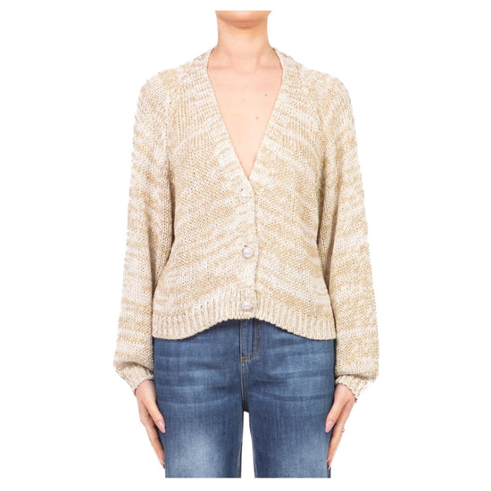 Cardigan con bottone gioiello Calce JIT Q008 345 HAVEONE 