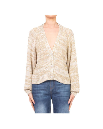 Cardigan con bottone gioiello Calce JIT Q008 345 HAVEONE 