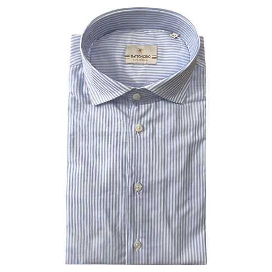 Camicia Uomo Simo in cotone a righe B4350 2 BASTONCINO 
