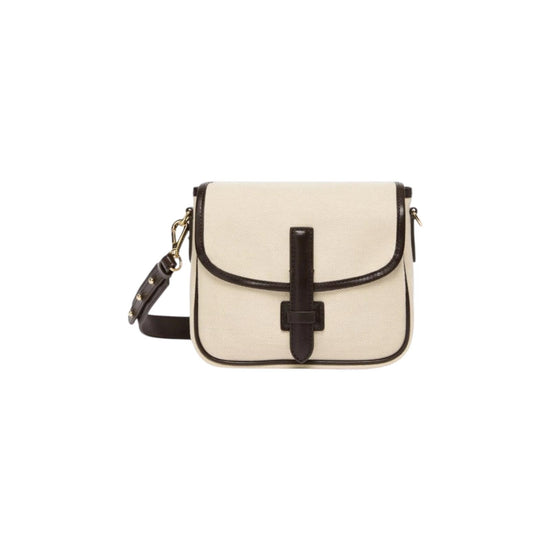 Borsa a tracolla piccola in canvas e pelle Corda AGAP 001 MAX MARA WEEKEND 