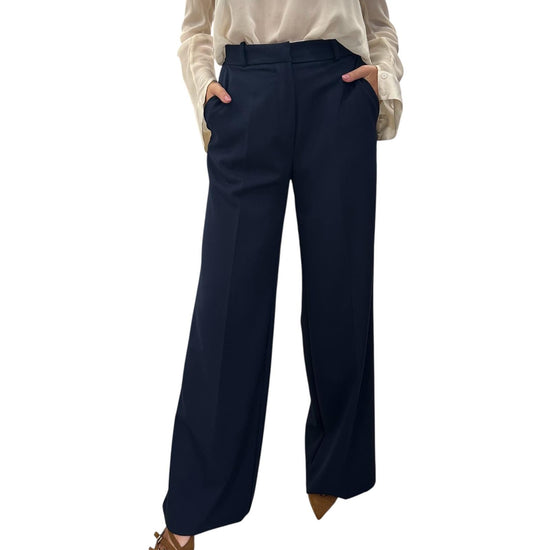 Pantalone a palazzo Blu PCB P032 004 haveone 