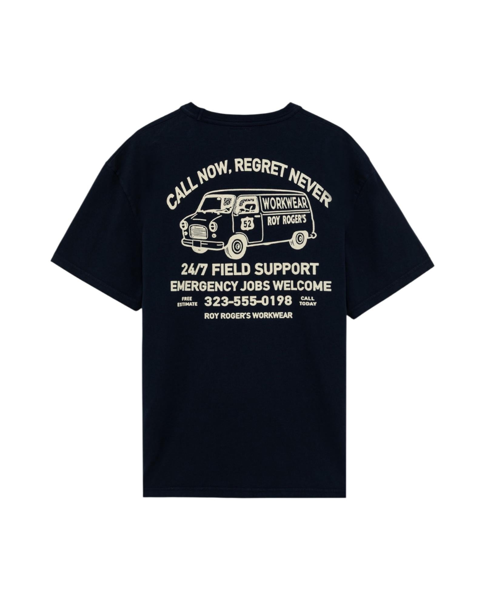 T-SHIRT IN JERSEY CON STAMPA CALL NOW RRW017CR350569 C0048 ROY ROGER'S 