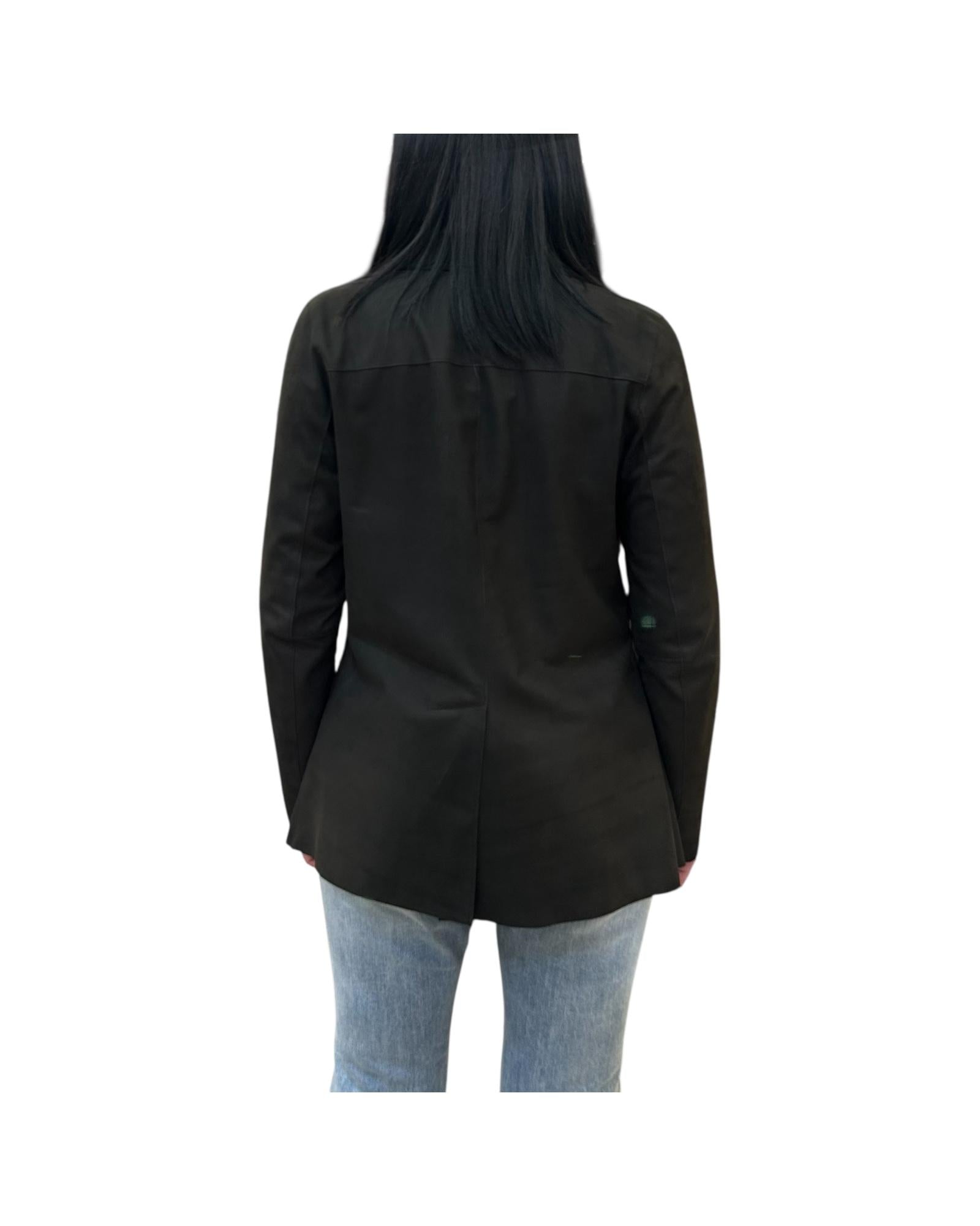 Giacca Domitilla Nabuk Moro DOMITILLA MORO BLUsotto 