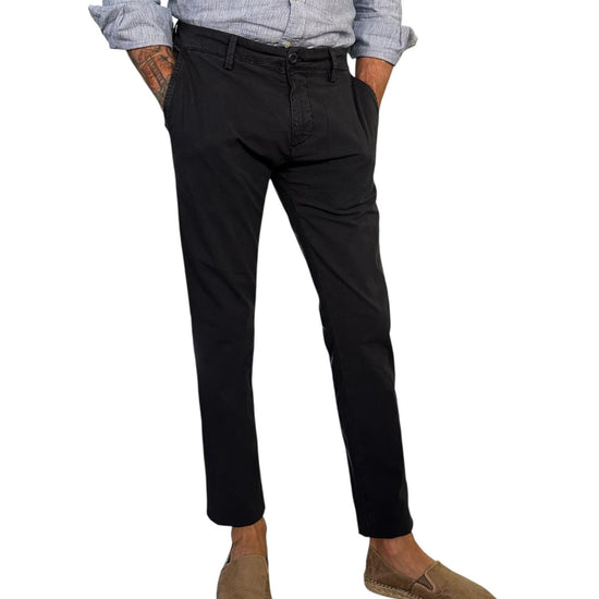 Pantalone Soho Popeline Dark navy 002 SOHO POPELINE DARK NAVY MODFITTERS 
