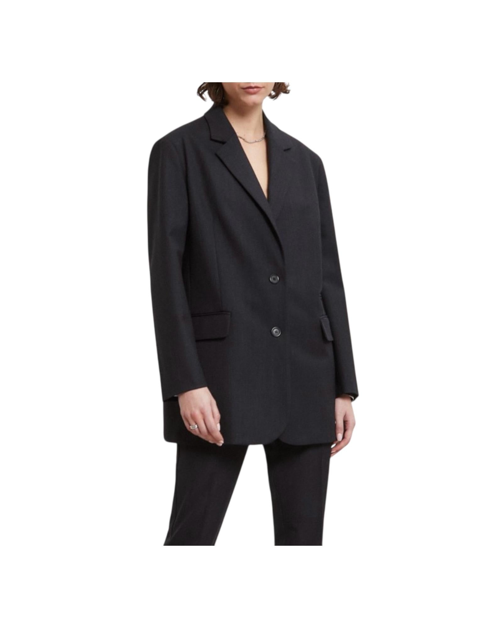 Giacca Over in misto lana BCA DG6162 LAVAGNA OTTOD'AME 