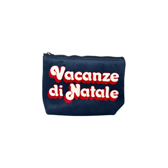 Pochette Aline Vacanze logo Blu Velluto ALI0002 00013I MC2 SAINT BARTH 