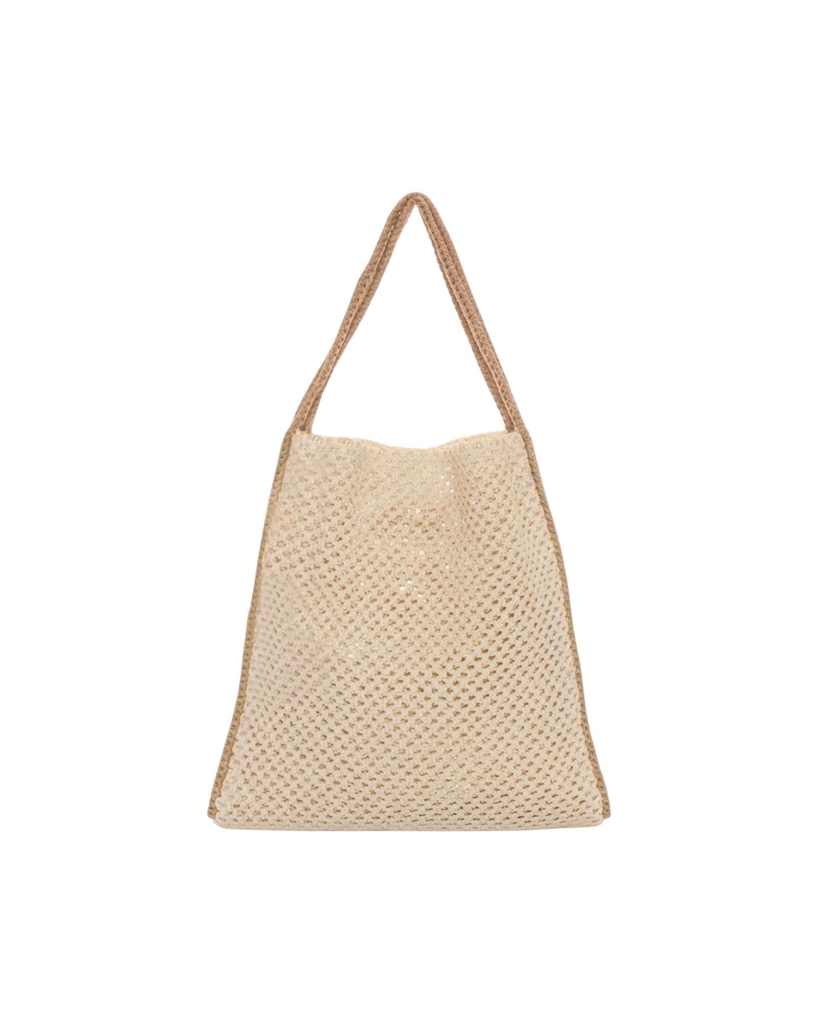 Tote bag in rafia Beige SW0004 BEIGE F**K 