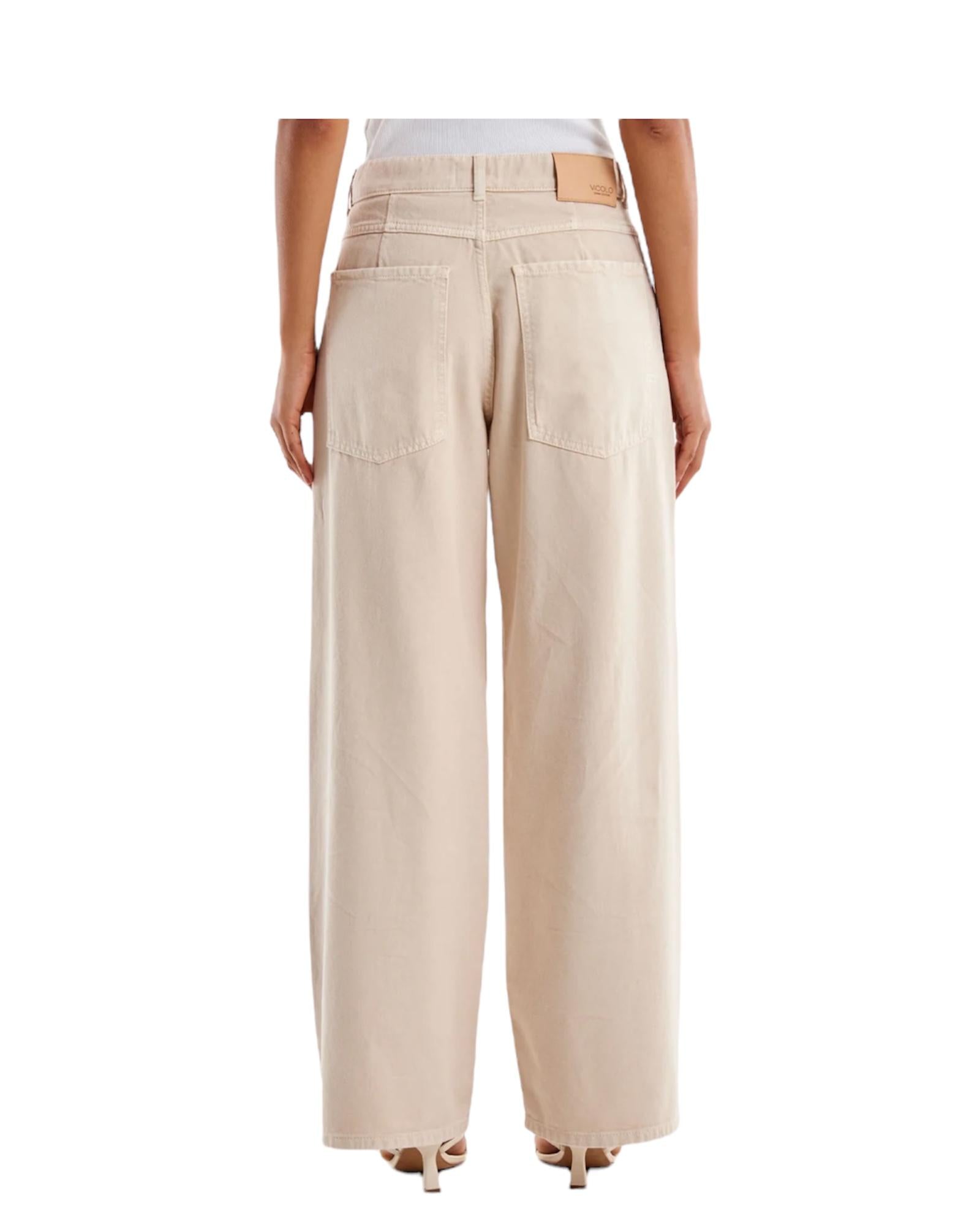 Jeans Mia beige Relaxed DD5145 BEIGE VICOLO