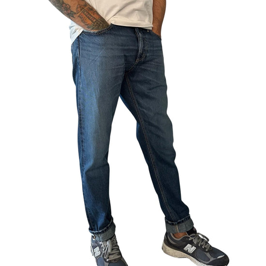 Jeans Danny regular cropped Blue denim DANNY RIGID BLUE DENIM UNIFORM 