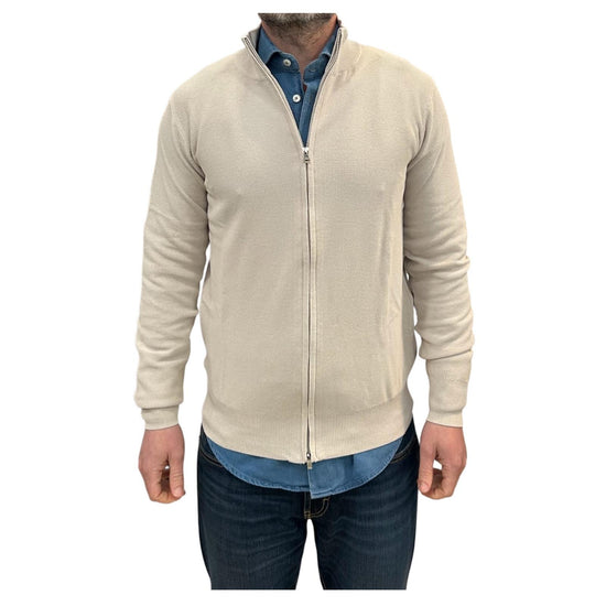 Maglia full zip Beige MAGLIA FULL ZIP BEIGE RE.VI.VAL 