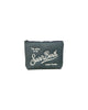 Aline light denim clutch
