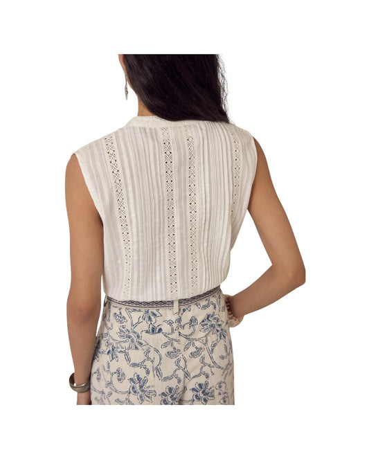 Top Oriane in cotone ORIANE BLANC MAISON HOTEL 