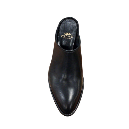 Sabot Texano basso pelle nera 2057 13 NATUR NERO NICHE 