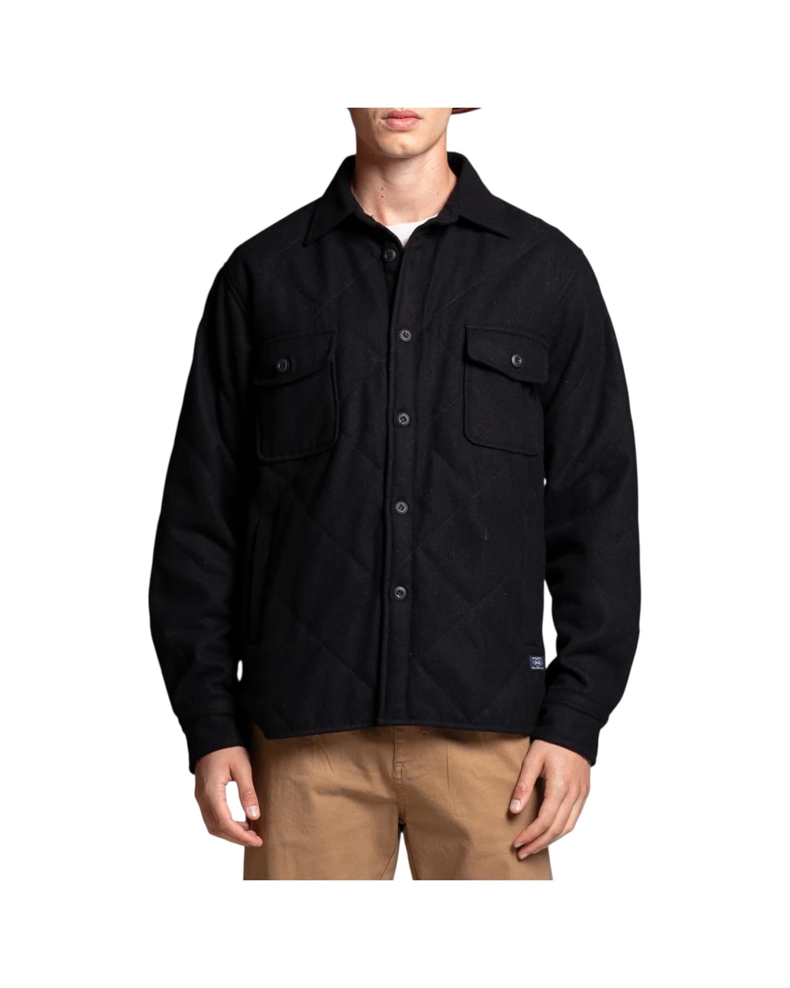 Overshirt in lana Navy ROY WOQC01 IMPURE 