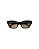 Mula Black Unisex Glasses