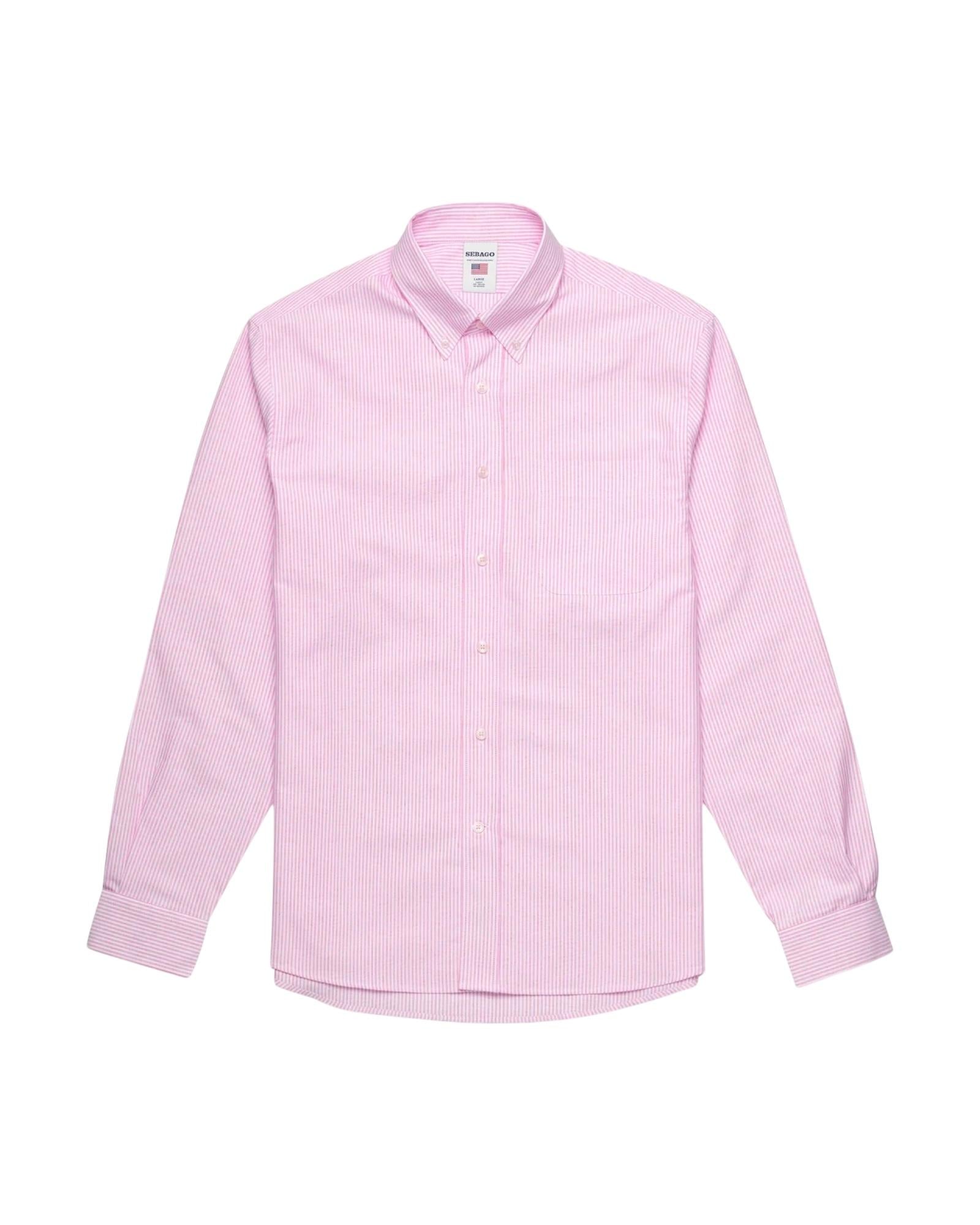 Camicia in cotone Red fucsia white 7111PEW A0Y SEBAGO 