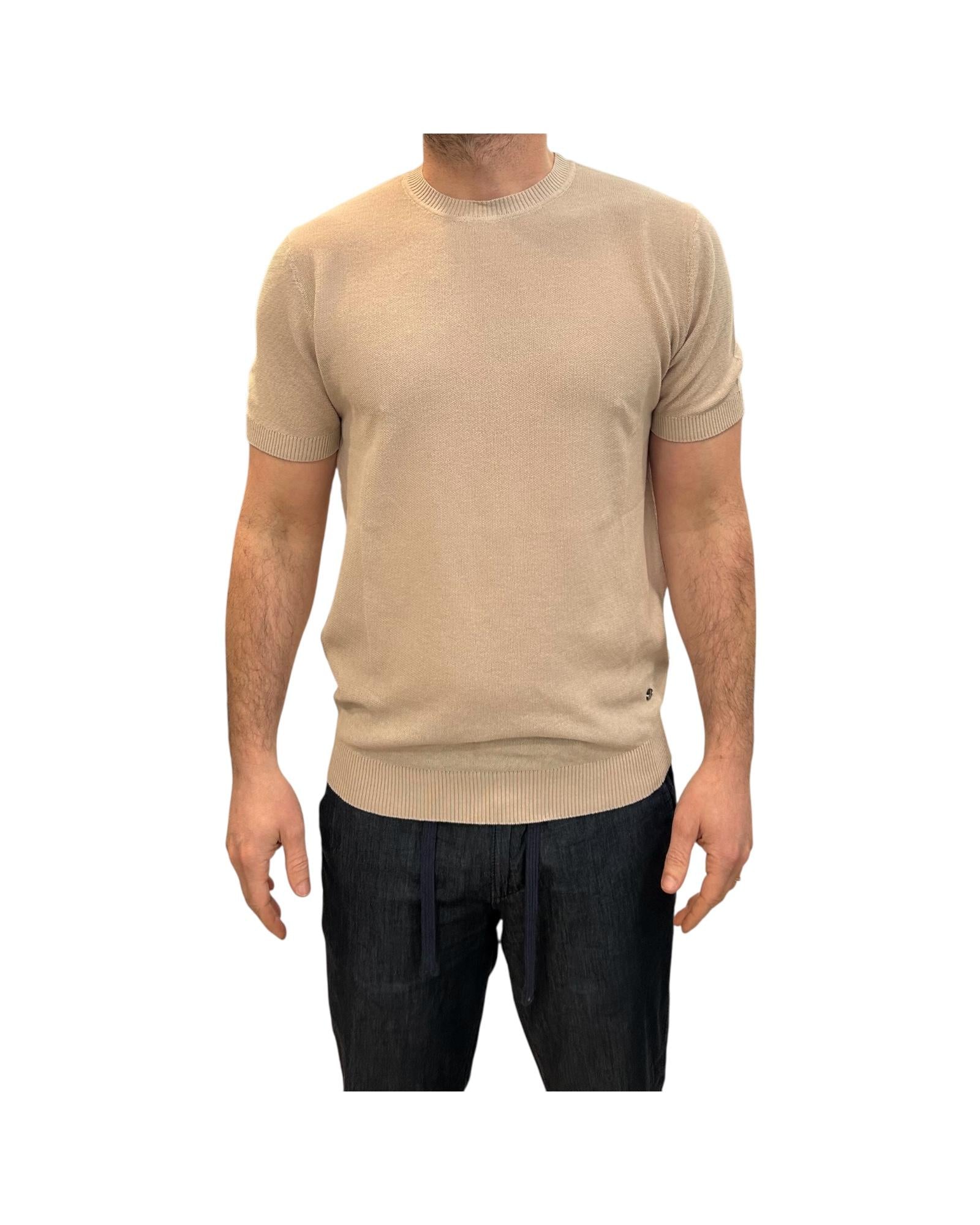 Maglia in cotone leggero Ecru JARED CTNC56 IMPURE 