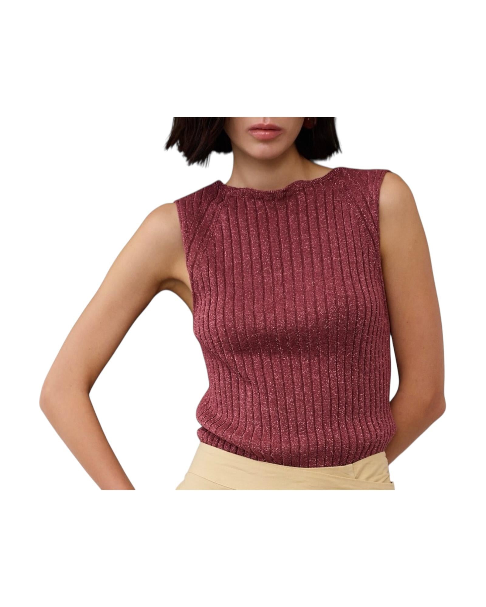 Maglia Lurex Malva M21 913 12 FLOOR