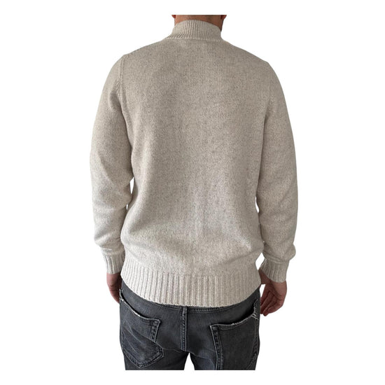 Cardigan con bottoni misto lana Sabbia 87077 405 CAVALIERI MILANO 