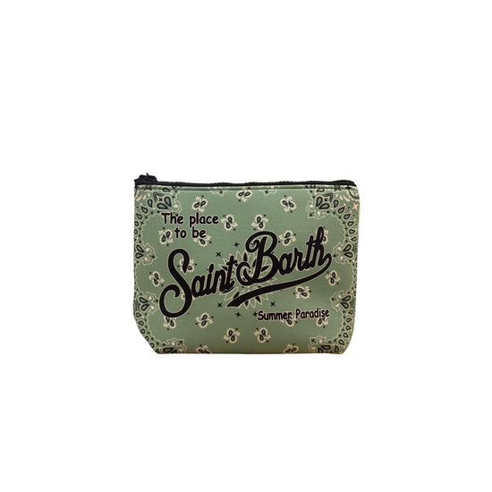 Pochette Aline Bandana verde acqua ALIN001 01094L MC2 SAINT BARTH 