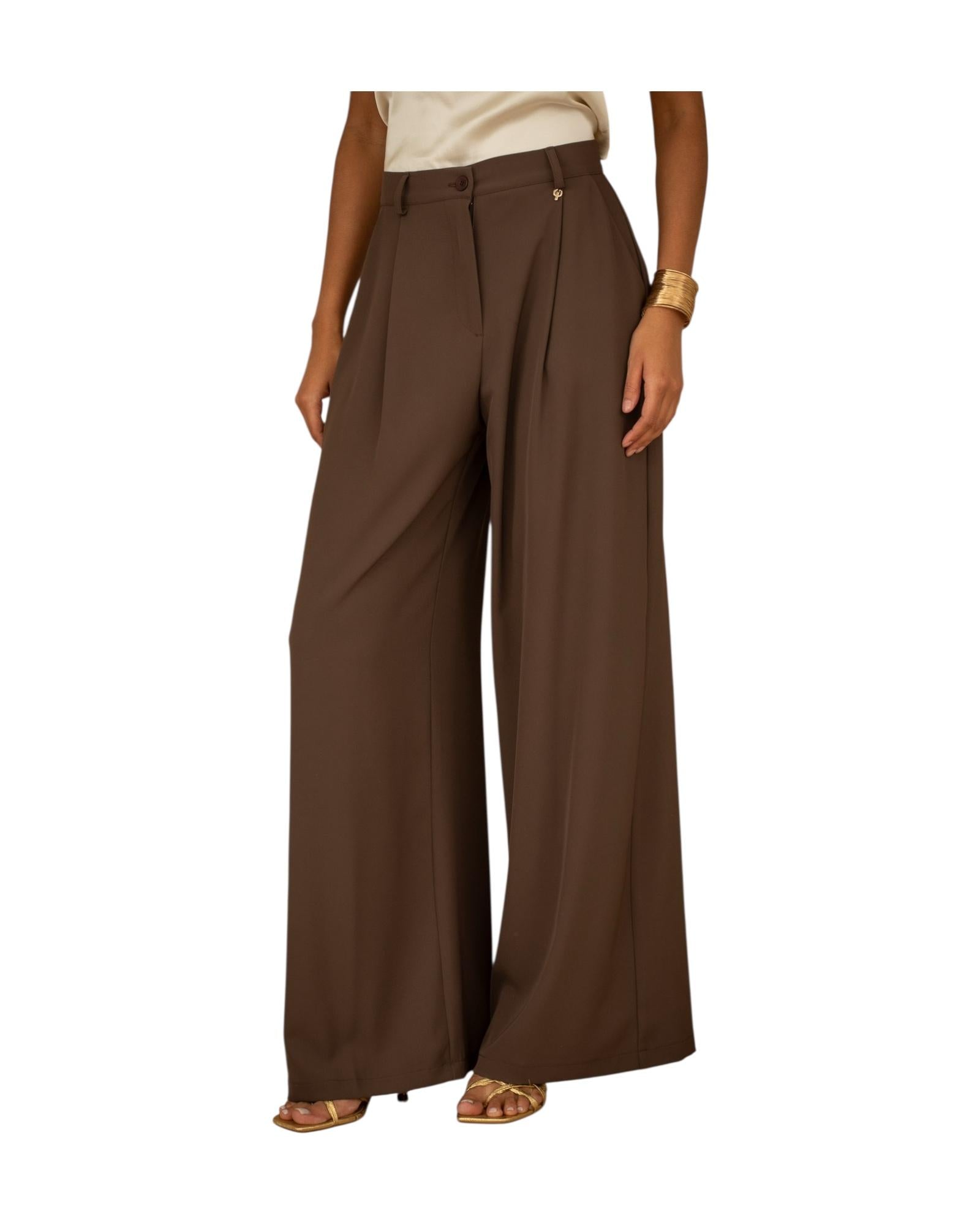 Pantalone Palazzo Testa di moro M02N0019 TESTA DI MORO PHILIA LOFT 