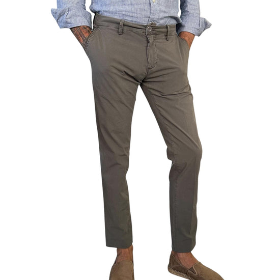 Pantalone Soho Popeline Mid grey 002 SOHO POPELINE MID GREY MODFITTERS 