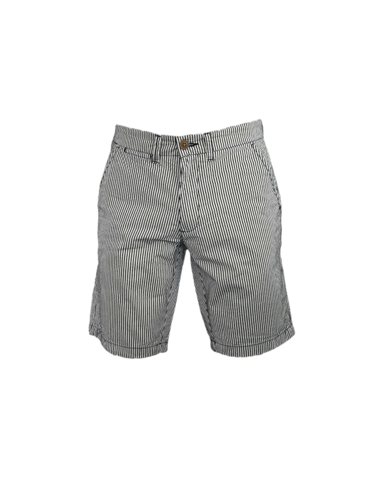 Bermuda Rey a righe bianco blu REY SRKC63 IMPURE