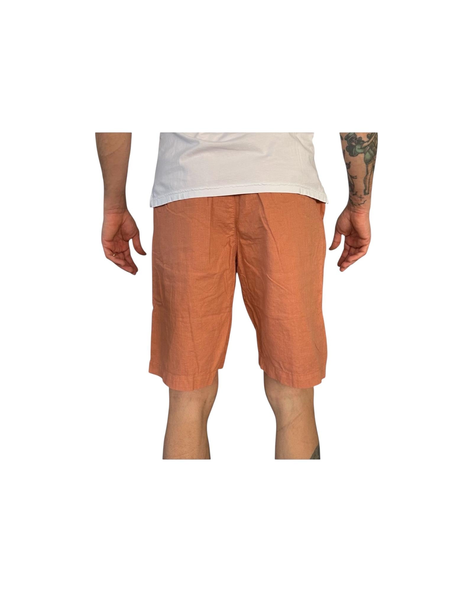Bermuda misto lino Corallo GK711 CORAL RE.VI.VAL