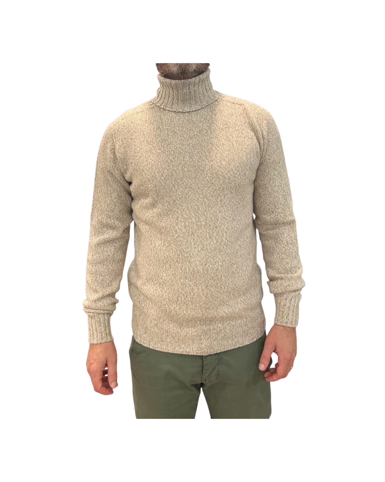 Maglione collo alto in lana Avena 14501 127 RETOIS 