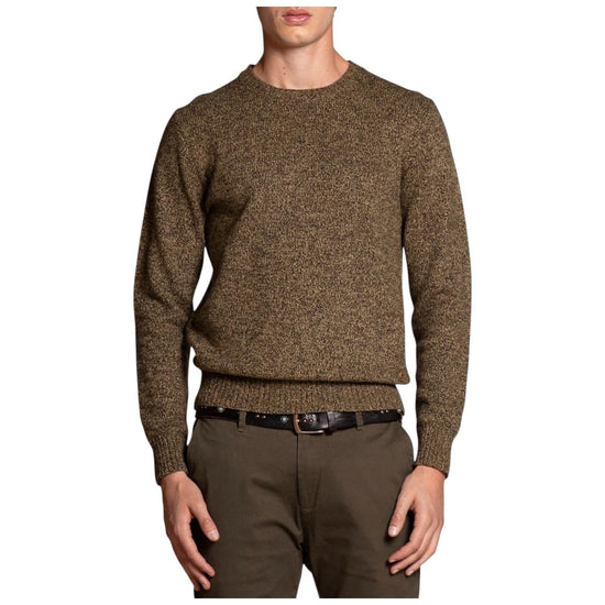 Maglione in moulinè Brown DUKE WN7C29 IMPURE 