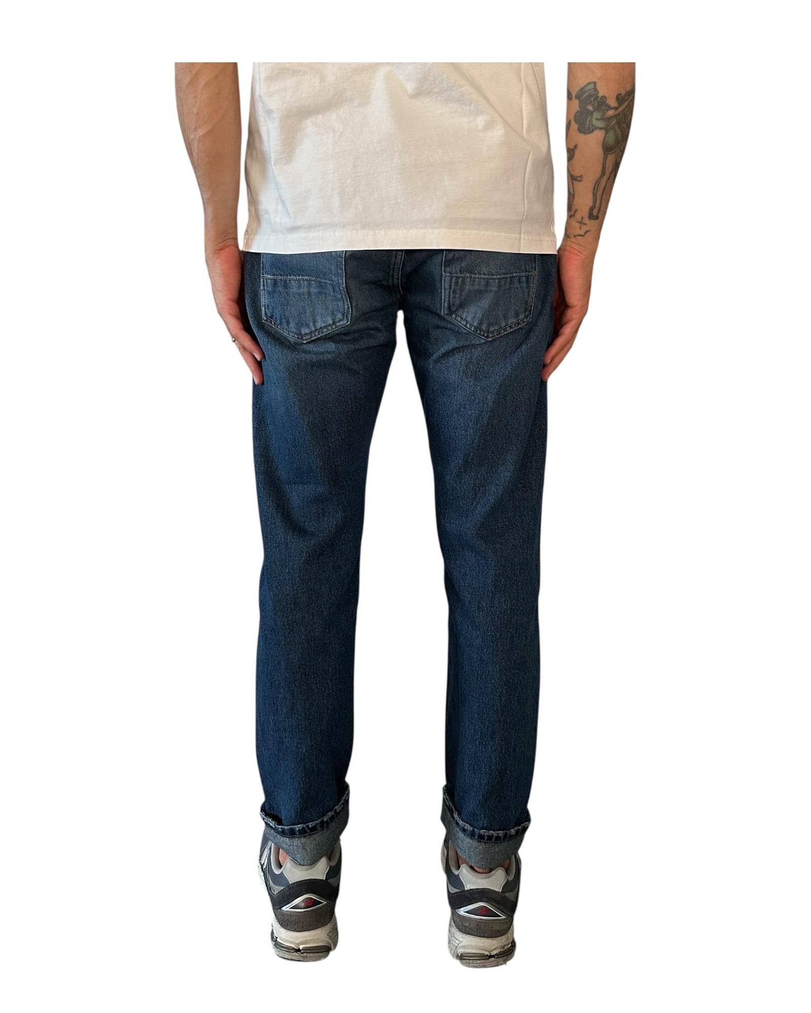 Jeans Danny regular cropped Blue denim DANNY RIGID BLUE DENIM UNIFORM 