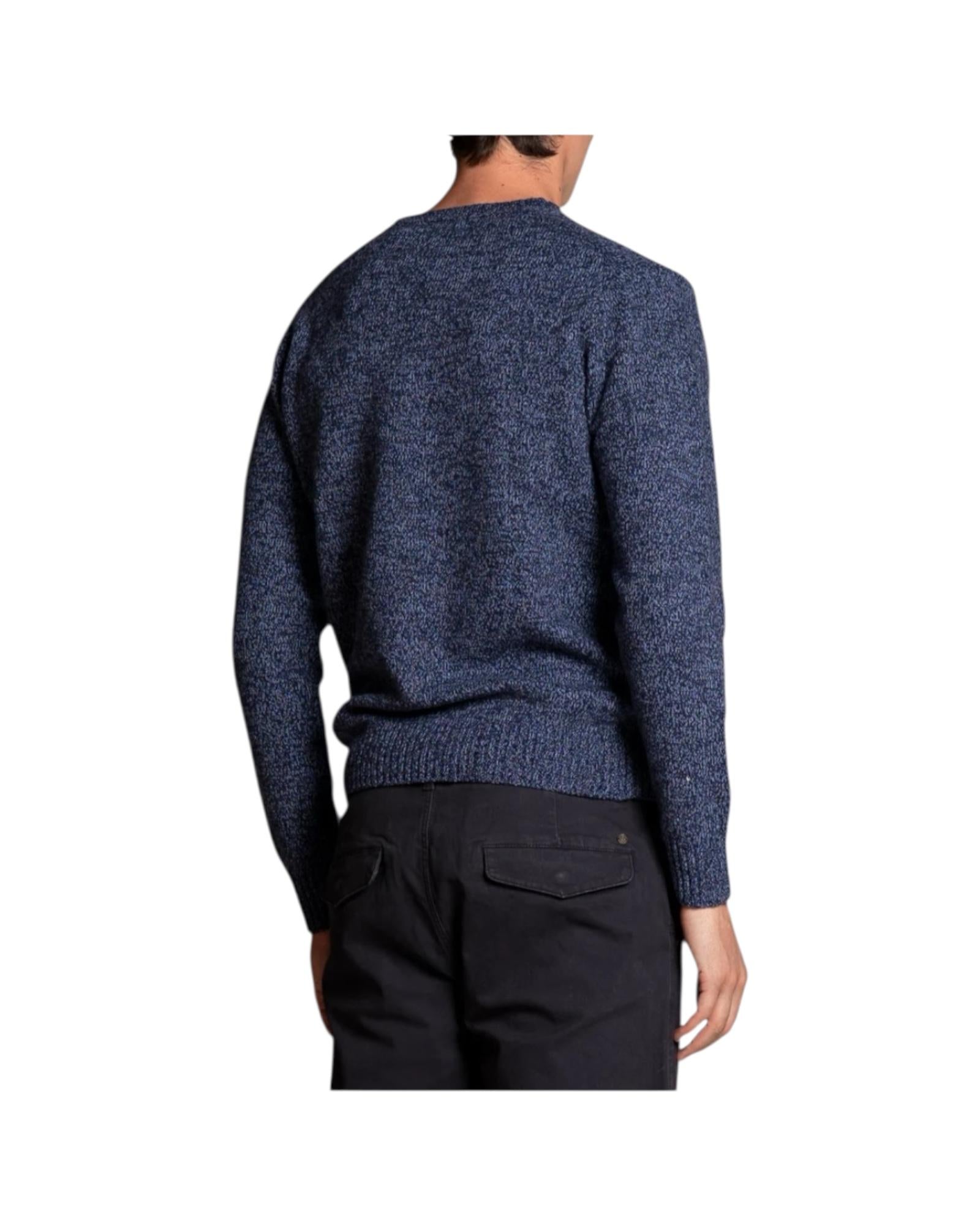 Maglione in moulinè Indigo DUKE WN7C53 IMPURE 