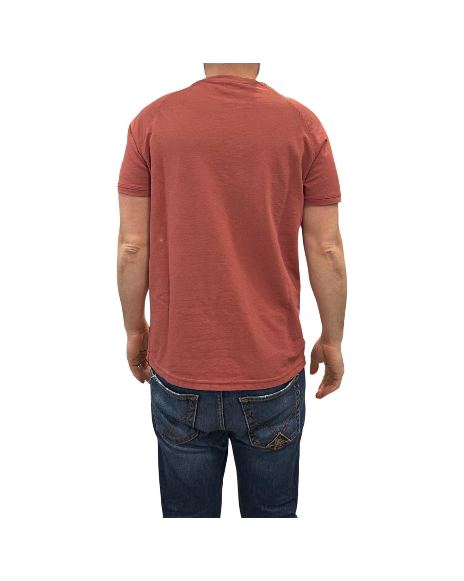 T-shirt Uomo Salem Raglan Piquet faded red 1006 03 FADED RED BL'KER 