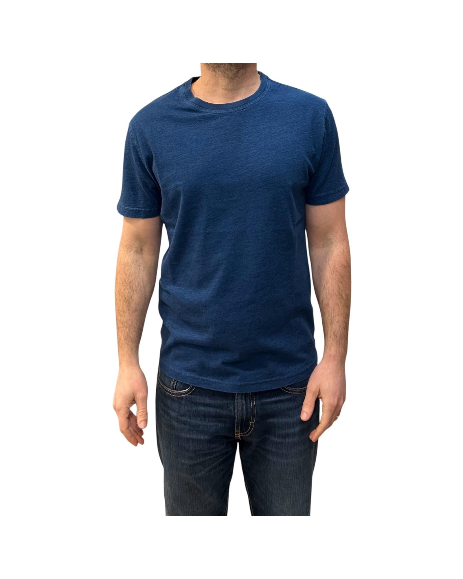T-shirt Uomo Freeport Indigo Jersey senza taschino 1205 INDIGO BLEACH BL'KER