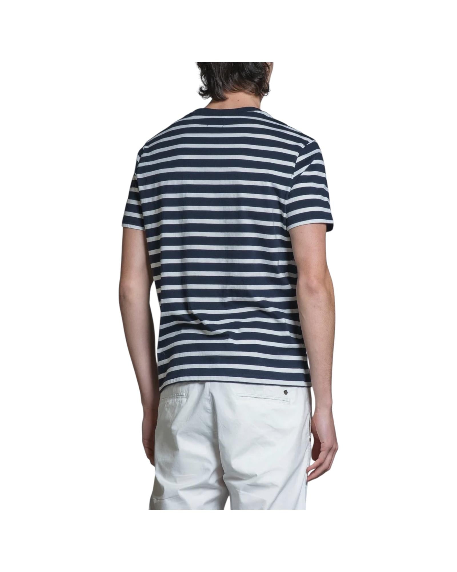 T-shirt Joshua in cotone a righe JOSHUAST1 JSOC63 IMPURE 