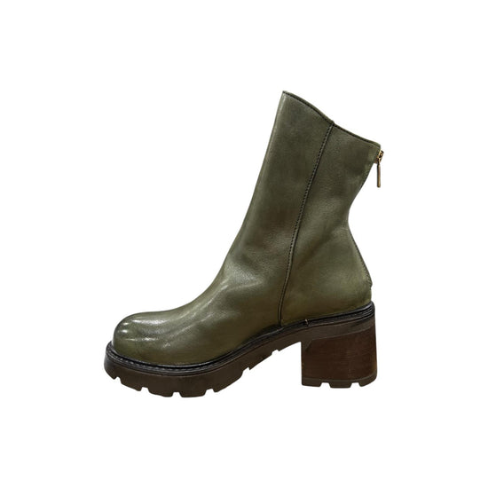 Stivaletto in pelle Oliva 2272 ALASKA OLIVA NICHE 