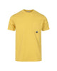 Pocket T-shirt in cotton jersey, lemon.