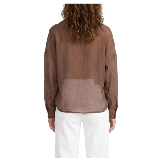Camicia Chocolate CLARA VIS157 IMPURE 