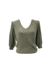 Sage V-Neck Sweater