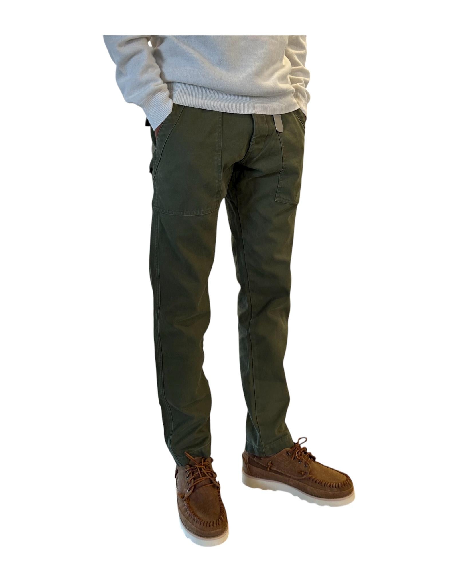 Pantalone Fatigue Degrasse Army green 006DEGRASSE ARMY GREEN CHESAPEAKE'S 