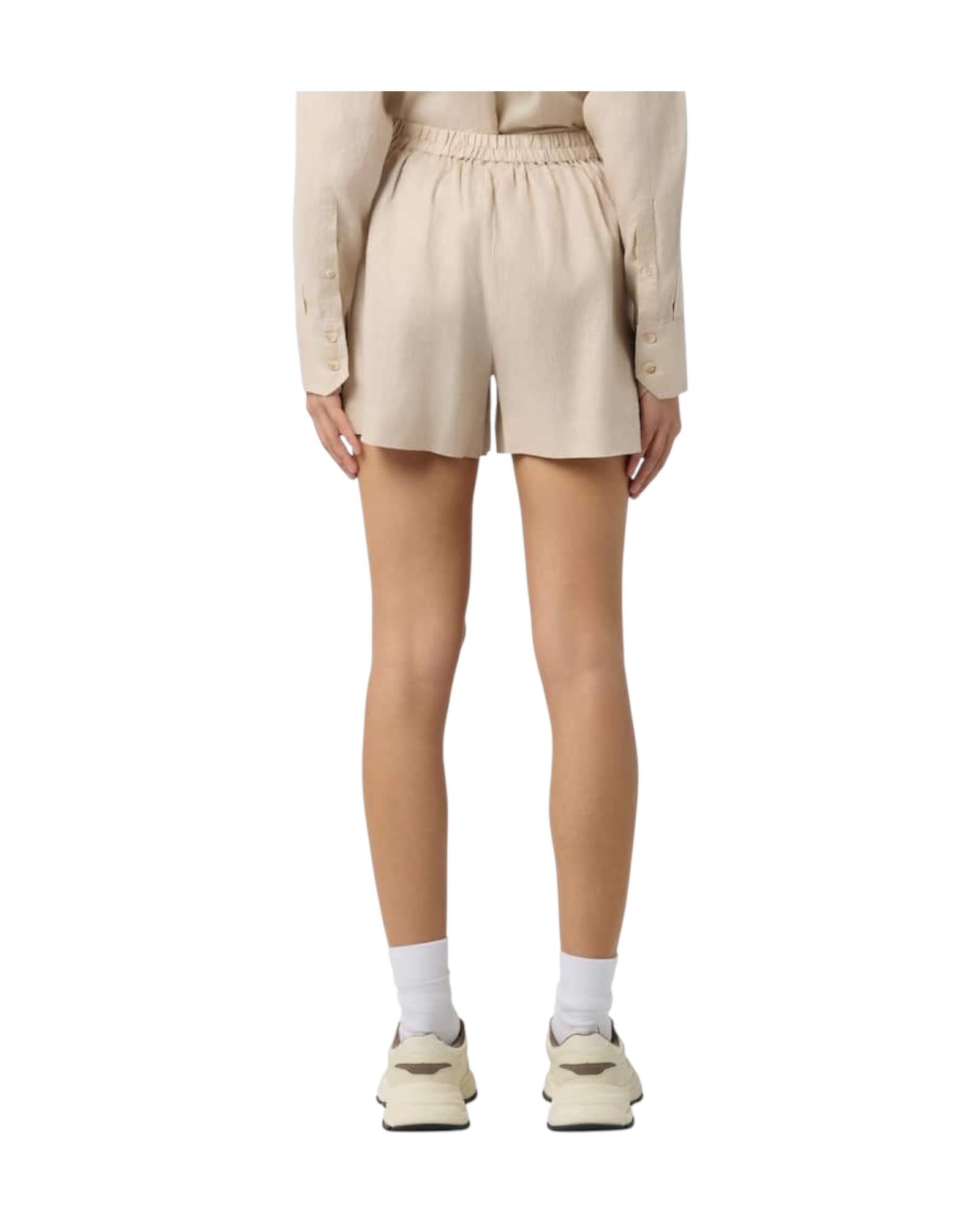 Short Amani in lino Beige AMN0001 08196L MC2 SAINT BARTH 