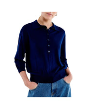 Polo manica 3/4 Blu