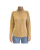 Maglione collo alto misto lana Cammello