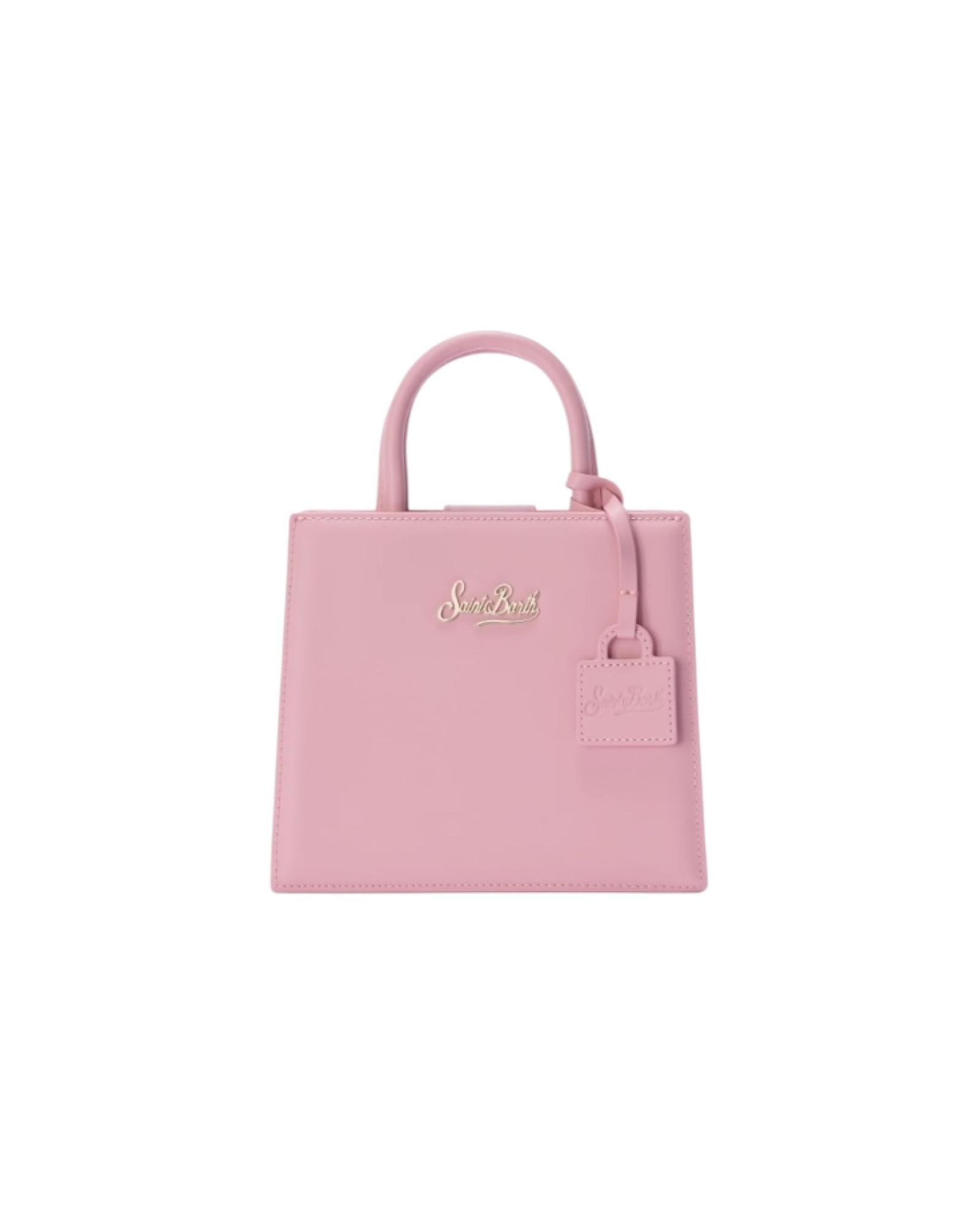 Borsa Shop Mini in pelle liscia Rosa SHBM0002 00011L MC2 SAINT BARTH 